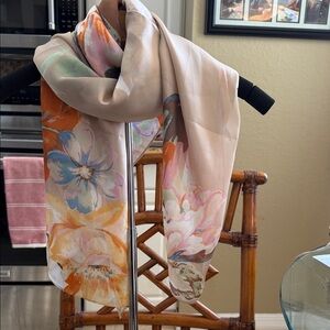Floral Silk Scarf